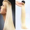 Human Hair Bundles 1 PC Ombre Human Włosy Dziewiczy Peruwiańskie Przedłużanie Włosów 100G 8 "- 32" Podwójny wątek, Bez rzutu, Plątanina za darmo