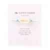 Natural shell Lucky Charm bracelets White Card For Women Men Beach Seashell Colorful String Rope beads chains Bangle DIY Jewelry in Bulk