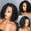 Wigs Short Bob Lace Front Natural Wave Wigs 100% Brazilian Human Hair Side Part Fashion Glueless Wavy Laced Wig