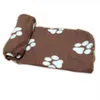 100 pcs 60x70 cm Cão de Estimação Gato Cobertores Pata Impressões Macia Quente Fleece Cama esteira do animal de estimação cama de dormir pad lin4940