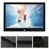 Freeshiping 12 inch LED 1200*800 Electronic Frame Front Touch Buttons Pictures Music Porta Retrato Marco De Fotos MP3 Video Built-in Speaker