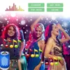 E27 8W LED Ampul RGB Işık Bluetooth Hoparlör Müzik Kısılabilir Alev Efekti ile 24 Anahtar Uzaktan Kumanda Chrismas