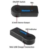 Factory 300pcs 3.5mm Streaming Bluetooth Audio Music Receiver Car Kit Stereo BT 3.0 Portable Adapter Auto AUX A2DP for Handsfree Phone MP3