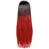 2020 Amazon Hot Selling European och American Populär Wig Women's Fashion Gradient färgade hög temperatur silke huvudbonader