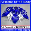 Kit For YAMAHA FJR1300 A FJR1300A FJR1300 13 16 247HM.1 Blue silvery FJR-1300A FJR 1300 13 14 15 16 FJR-1300 2013 2014 2015 2016 Fairing