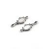 150Pcs/lot Antique silver Alloy devil mirror Charms Pendants For Jewelry Making Bracelet Necklace DIY Accessories 10x27mm A-588