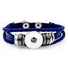 Bottoni automatici Noosa Bracciale con ciondoli 18mm Ginger snaps Bracciale intrecciato in pelle Bracciale per donna Uomo Moda gioielli intercambiabili Bulk