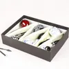 Smoking pipe Wood color Metal & Acrylic tobacco pipes gift box vintage style 000