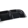 25quotx 5quot Universal Car Kit Rear Bumper Cover Trim Shark Fin Spoiler Lip Diffuser High Quality ABS Material8876053