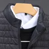 Hot winter electric heating vest heat thermostat heating jacket for skiing, hunting, warm heating clothes, smart USB port # g9