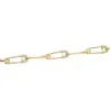 Dropshipping Gold Color Choker Collana Micro Pavy CZ Sicurezza Pin Collana Collana Choker Chain 32 + 8 cm per regalo di gioielli da sposa