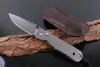 Chris Reeve Standard Grand Sebenza 24 Couteau pliant D2 Blade TC4 Handle Camping Hunting Kitchen Fruit Outdoor Survive Knife4206583