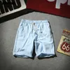 JDDTON Men's New Colorful Summer Cotton Linen Shorts Breathable Big Size 5XL Beach Soild Sweatshorts Casual Joggers Pants JE0211