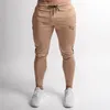 Nieuwe mode joggers nieuwe casual broek kleding hoge kwaliteit lente lange rode broek elastische mannelijke broek joggers