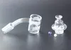 Nargile bong kuvars banger çivi, dönen karbonhidrat kapağı ve yakut terp inci kadın erkek 10mm 14mm 18mm 90 derece cam bonglar için