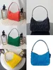 Wholesale new ladies pleated armpit shoulder bag chest bag ladies portable messenger waterproof nylon hand carry crescent bag