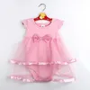 Hot Koop Pasgeboren Baby Jurk Zomer Katoen Boog Baby Rompertjes Voor meisjes Zomer Kids Baby Kleding Baby Meisjes Jumpsuit