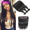 Indian Virgin Human Hair 13X4 Lace Frontal With 3 Bundles 10-28inch Straight Hair Pre Plucked Frontals Closure Plus Bundle