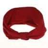 Женщины Knotted крест простирания Широкий оголовье Спорт Йога Headwrap Hairband 24 * 14см Тюрбан глава группы Дамы аксессуары для волос C6384