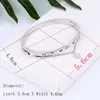 Hot Rose Gold Edelstahl Armbänder Armreifen Weibliche Herz Für Immer Liebe Marke Charme Armband für Frauen Berühmte Schmuck