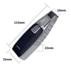 Toppkvalitet Jobon Pocket Metal Butane Gas Torch Vindtät Jet Flam Torch Cigarett Cigarer Ljusare för rökverktyg 2st