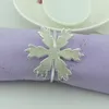 New Christmas snowflakes silver gold Napkin Rings for wedding dinner,showers,holidays,Table Decoration Accessories