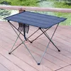 Stor bärbar vikbar bord Camping Utemöbler Datorbäddsplattor Picnic 6061 Aluminium Alloy Ultra Light Folding Desk