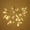 Modern Heracleum Tree Leaf Pendant Light LED Lamp Suspension Lamps Living Room Art Bar Iron Restaurant Home Lighting AL12219t