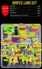 106pcsset plastic fishing lures Kit set with big 2layer retail box assorted fishing bait kit fishing tackle9802923