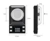 10G / 20G / 50G / 100G Escalas Eletrônicas 0.001 LCD Escala Digital Jóias de Jóias Medicinais Herbs Portátil Laboratório Peso Milegrama Sn941