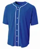 11 323 3434 Custom Baseball Blank Jersey Button Down Pullover Men Women Size S-3XL