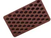 Nouveauté haute qualité Silicone 55 cavité Mini grains de café chocolat moule moule gâteau décor