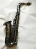 Bästa kvalitet Yanagis A-992 Alto Saxofon E-platt svart sax munstycke Ligatur vasshals Musikinstrumenttillbehör