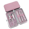 7 PCS Nail Clippers Kit Scissors Tweezer Knife Pick فائدة مانيكير مجموعة الأظافر مانيكير مجموعة أدوات RRA2322405641