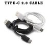 مايكرو البسيطة نوع C USB معطيات شاحن CABLE مع لون 1M 3FT جيد QUALITY CHEAP PIRCE DHL FREE WITH BOX RETAIL