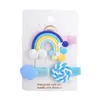 Arcobaleno sveglia del Lollipop bambini tornante Accessori Per neonate ornamento dei capelli Barrettes Hairclip Copricapo 120