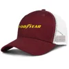 Goodyear verstellbare Trucker-Meshcap für Herren und Damen, individuelle Mode, Baseball, personalisierte klassische Baseballmützen, Reifen, Logo Goodyear T274K