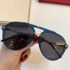 Luxury-2019 Hot Retro Oval Lunettes de soleil Italie Designer Populaire Lunettes surdimensionnées Lunettes 100% Protection UV Marque Lunettes de soleil pilote avec boîte