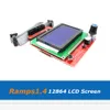 Reprap 3D Printer Parts Smart Controller 12864 ЖК -экрана панели дисплея с адаптером для Ramps14 Poard1931871