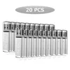 PC 노트북 태블릿 맥북을위한 실버 대량 20PCS 사각형 USB 플래시 드라이브 256메가바이트 플래시 펜 드라이브 고속 엄지 손가락 메모리 스틱 저장