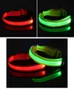 Collare di cane di nylon ricaricabile USB Collari di cane di nylon LED 2.5CM Larghezza 3 Dimensioni Dollari di sicurezza LED Forniture per animali domestici con un nastro riflettente