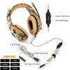 ONIKUMA K1B PS4 Gaming-hoofdtelefoon Camouflage met microfoon Stereo Ruisonderdrukkende game-headset voor pc Mobiele telefoon Xbox One Laptop