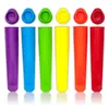 Silicone Ice Stick Moulds Form för Glass Maker DIY Summer Frozen Glass Mögel Kök Tools Popsicle Maker Lolly Mold