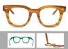 الرجال النظارات البصرية ماركة مصمم النظارات إطار النظارات إطارات النظارات خلات الإطار النقي التيتانيوم الأنف الوسادة قصر النظر النظارات مع القضية
