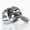 Camouflage Casquette de baseball extérieur Pêche Chapeau de soleil Couple Modèles Femme Homme Sport Hip Hop Casquettes Chapeau snapback réglable