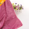 Drap de couverture de lit de tissu de table de massage drap de couverture de lit de spa de salon de beauté avec le trou de visage couleur pure grande et petite taille