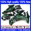 Bodys voor Kawasaki 650R ER6 F 650 R ER-6F 2006 2007 2008 204MY.0 ER 6 F 650R-ER6F ER6F 06 08 ER 6F 06 06 07 08 Volledige kuipkit Groen Flames