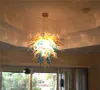 Energiesparende Kronleuchter aus Muranoglas, dekorativer, hübscher, bunter Ketten-Deckenleuchter aus Kristall