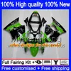 Lichaam voor Kawasaki ZX 600 CC 6 R ZX636 ZX-6R 2000 2001 2002 Groen Gloss 212My.7 ZX 636 600CC ZX 6R ZX-636 ZX600 ZX6R 00 01 02 Valerijen