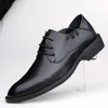 Oxford skor för män italienska mens formella skor äkta läder klassiska skor män sapato social masculino chaussure homme mariage